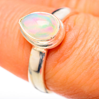 Ethiopian Opal Rings handcrafted by Ana Silver Co - RING128063