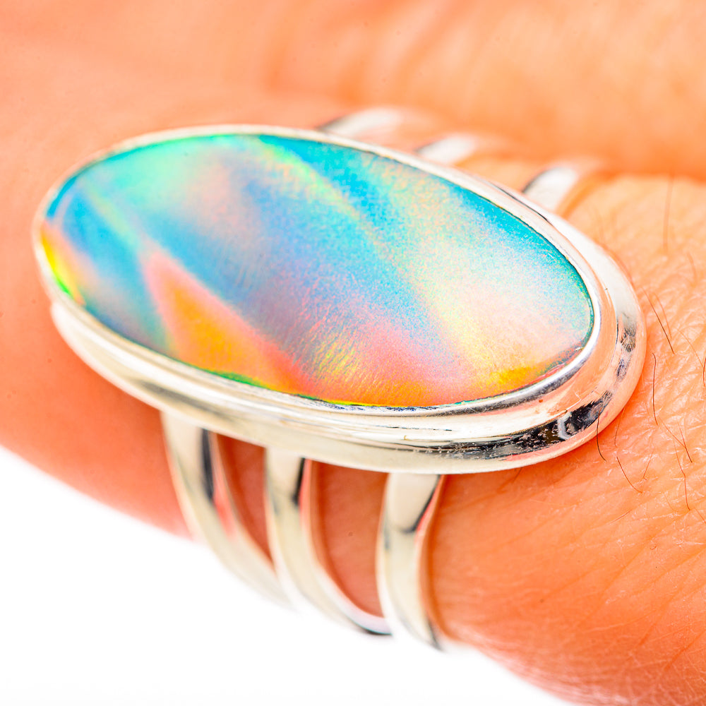 Aura Opal Rings handcrafted by Ana Silver Co - RING128064