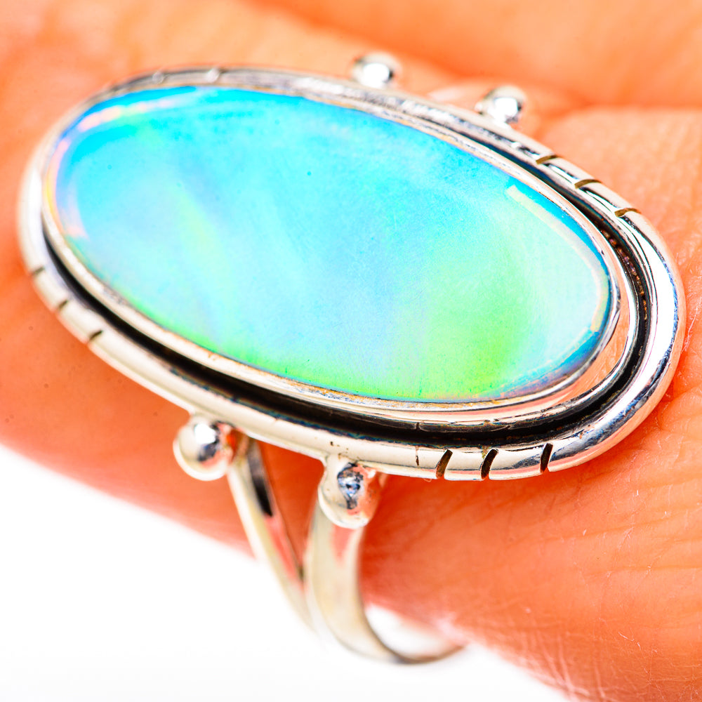 Aura Opal Rings handcrafted by Ana Silver Co - RING128065