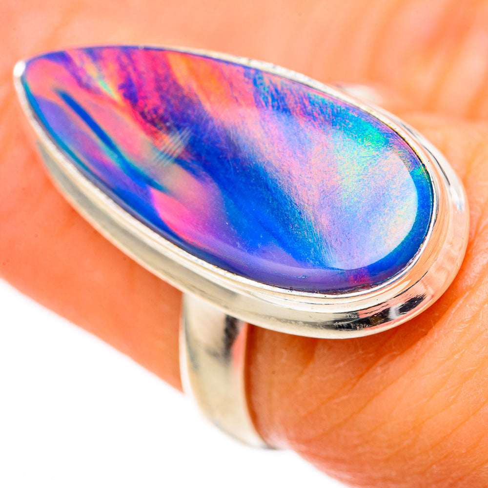 Aura Opal Rings handcrafted by Ana Silver Co - RING128066
