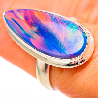 Aura Opal Rings handcrafted by Ana Silver Co - RING128066
