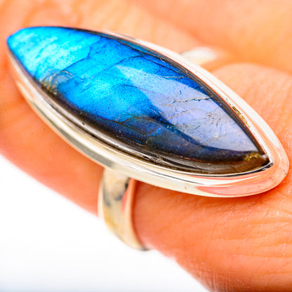 Labradorite Rings handcrafted by Ana Silver Co - RING128070