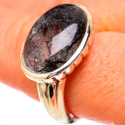 Tourmalinated Quartz Rings handcrafted by Ana Silver Co - RING128110