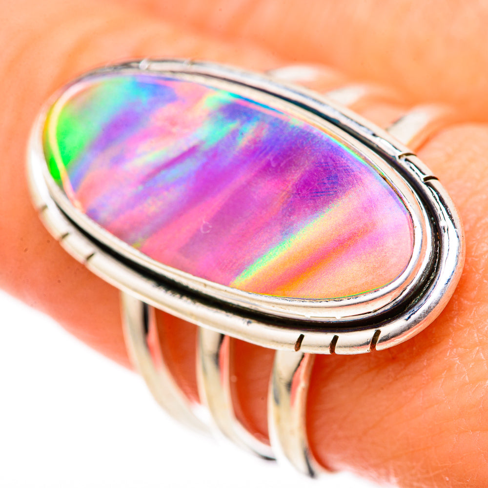 Aura Opal Rings handcrafted by Ana Silver Co - RING128116