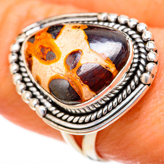 Septarian Nodule Rings handcrafted by Ana Silver Co - RING128131