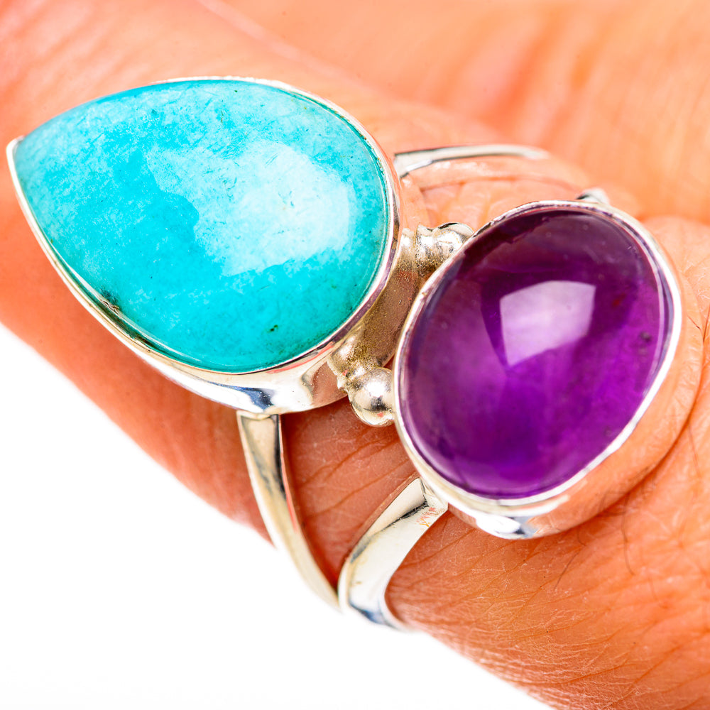 Larimar Rings handcrafted by Ana Silver Co - RING128137