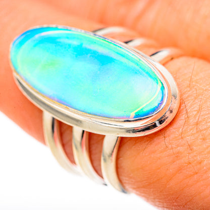 Aura Opal Rings handcrafted by Ana Silver Co - RING128138
