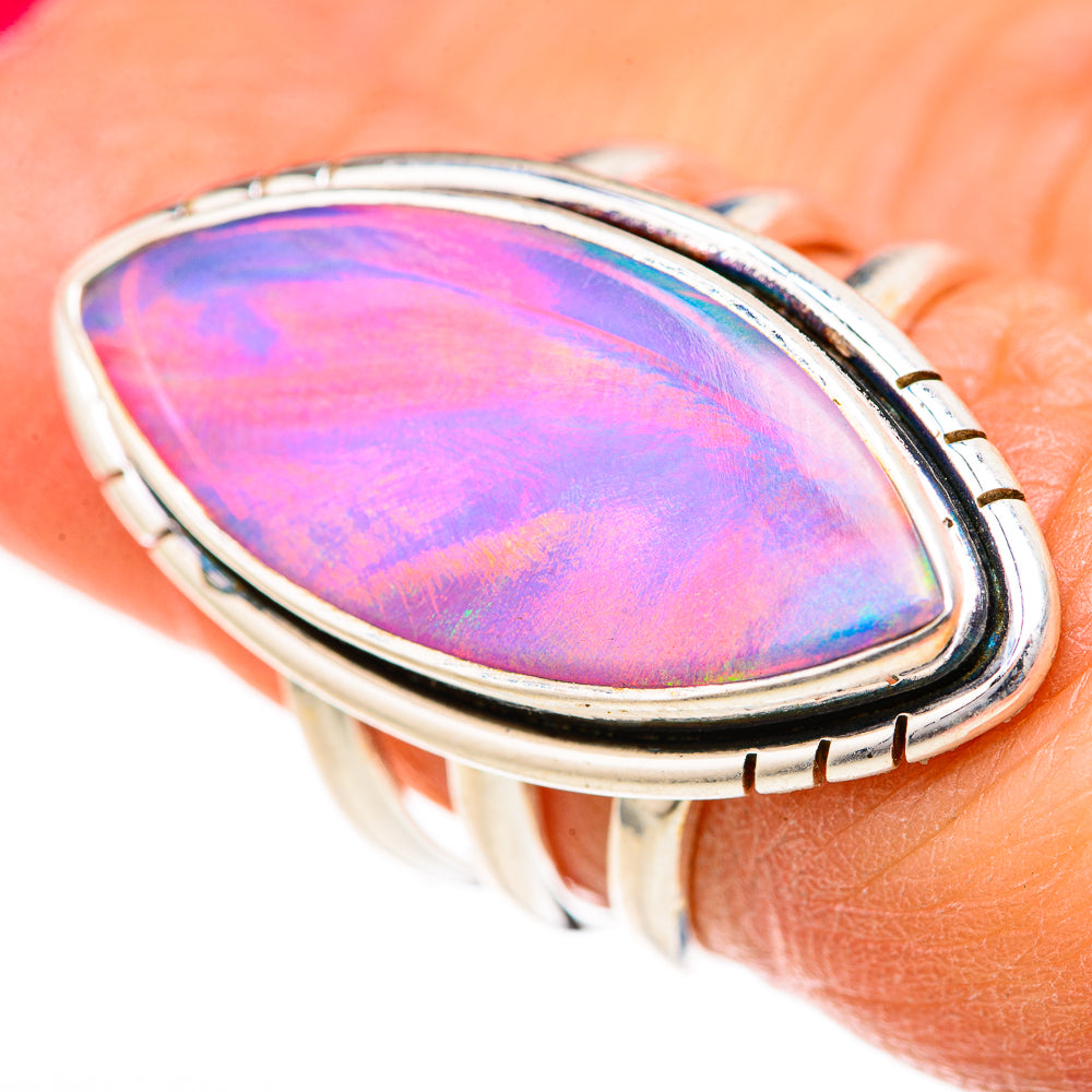 Aura Opal Rings handcrafted by Ana Silver Co - RING128140
