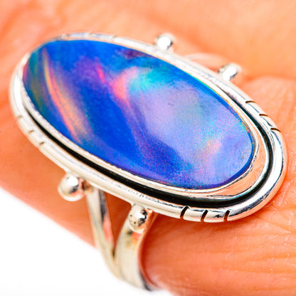 Aura Opal Rings handcrafted by Ana Silver Co - RING128142