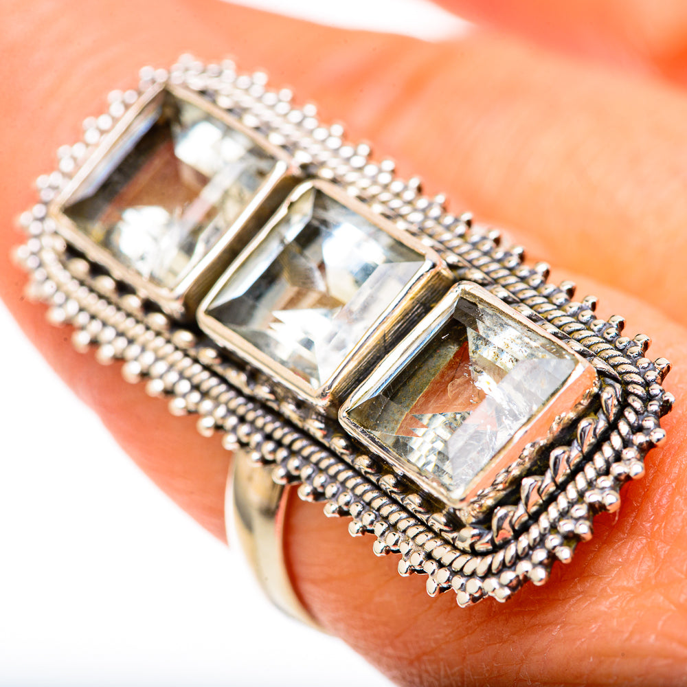 White Quartz Rings handcrafted by Ana Silver Co - RING128157