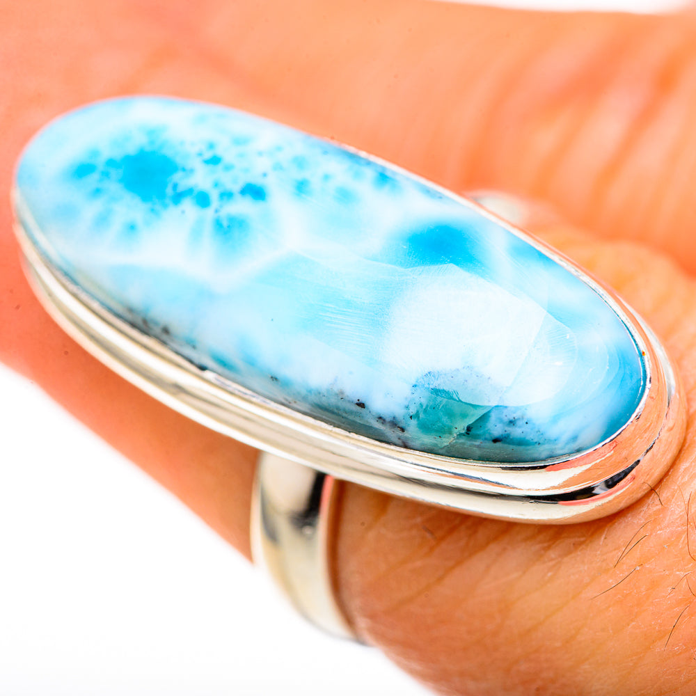 Larimar Rings handcrafted by Ana Silver Co - RING128167