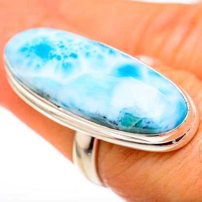 Larimar Rings handcrafted by Ana Silver Co - RING128167