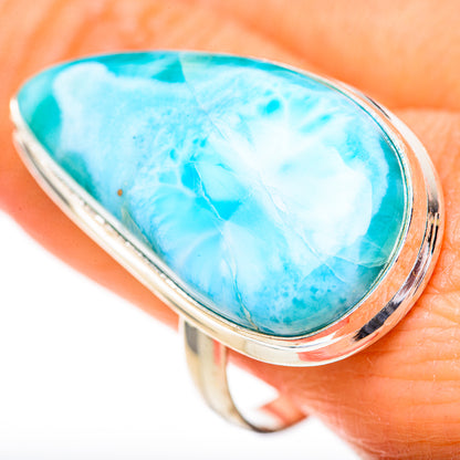 Larimar Rings handcrafted by Ana Silver Co - RING128168