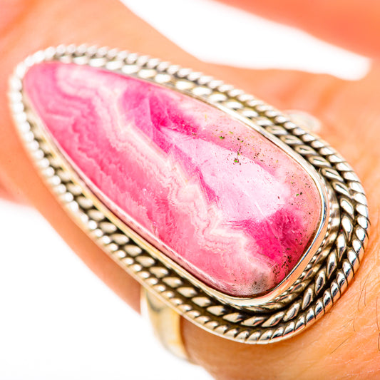 Rhodochrosite Rings handcrafted by Ana Silver Co - RING128177