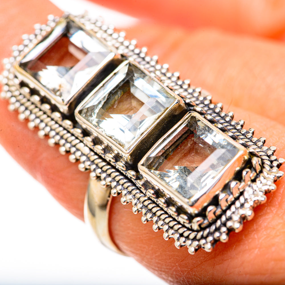 White Quartz Rings handcrafted by Ana Silver Co - RING128179