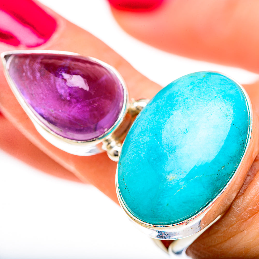 Larimar Rings handcrafted by Ana Silver Co - RING128180