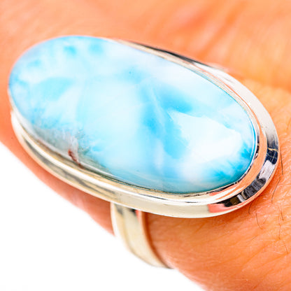 Larimar Rings handcrafted by Ana Silver Co - RING128189