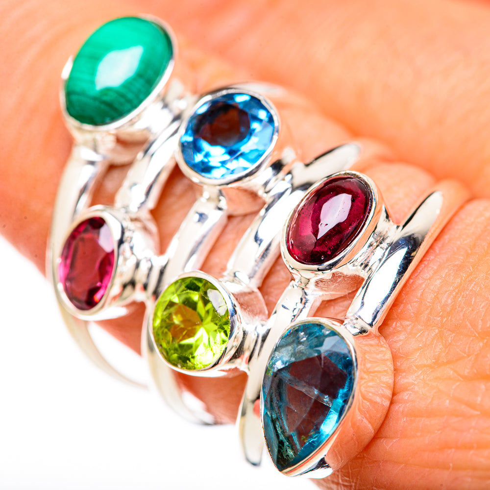 Chrysocolla Rings handcrafted by Ana Silver Co - RING128202