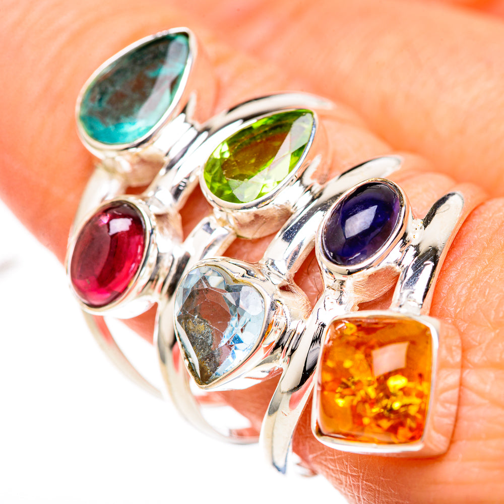 Baltic Amber Rings handcrafted by Ana Silver Co - RING128203