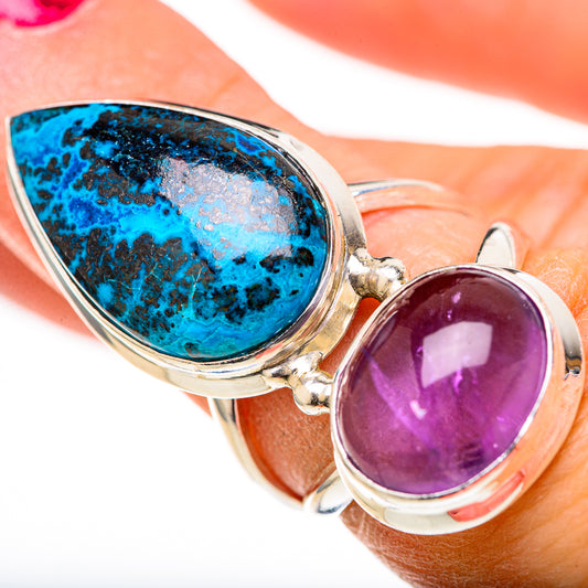 Shattuckite Rings handcrafted by Ana Silver Co - RING128206