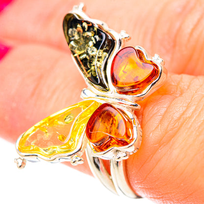 Baltic Amber Rings handcrafted by Ana Silver Co - RING128215