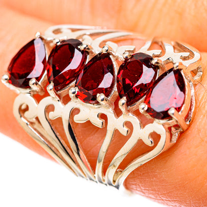 Garnet Rings handcrafted by Ana Silver Co - RING128234