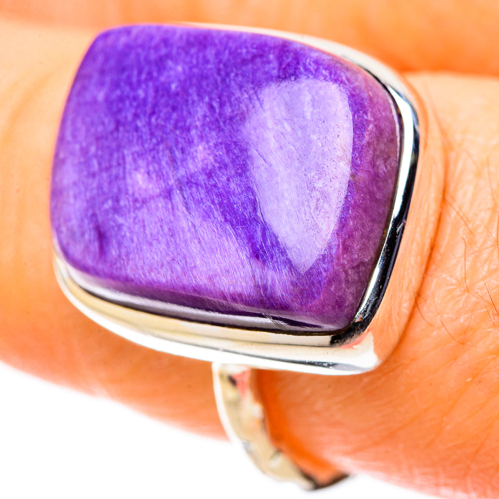 Charoite Rings handcrafted by Ana Silver Co - RING128235
