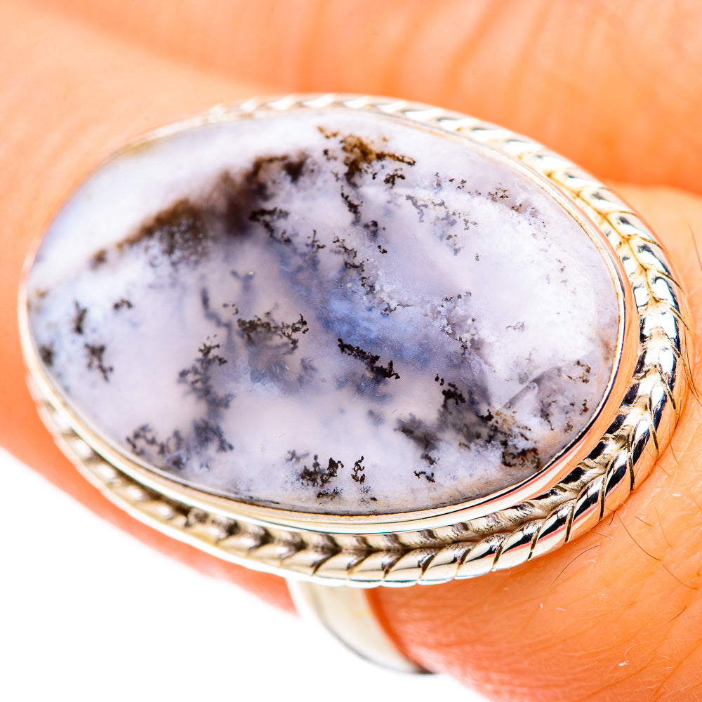 Dendritic Opal Rings handcrafted by Ana Silver Co - RING128240