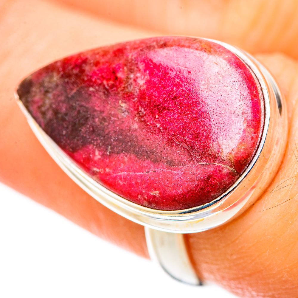 Rhodonite Rings handcrafted by Ana Silver Co - RING128264