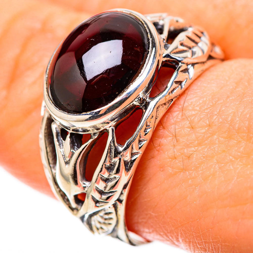 Garnet Rings handcrafted by Ana Silver Co - RING128265