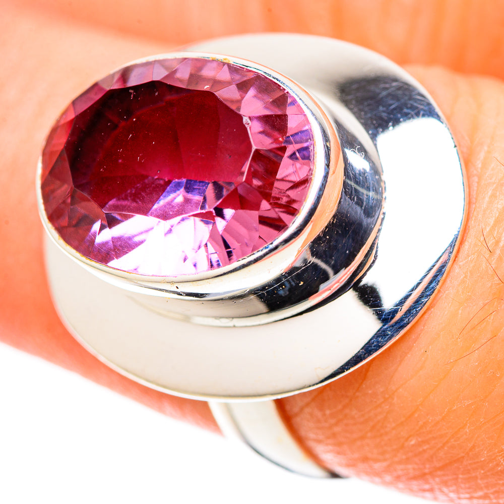 Color Change Alexandrite (Lab.) Rings handcrafted by Ana Silver Co - RING128266
