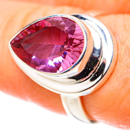 Color Change Alexandrite (Lab.) Rings handcrafted by Ana Silver Co - RING128267