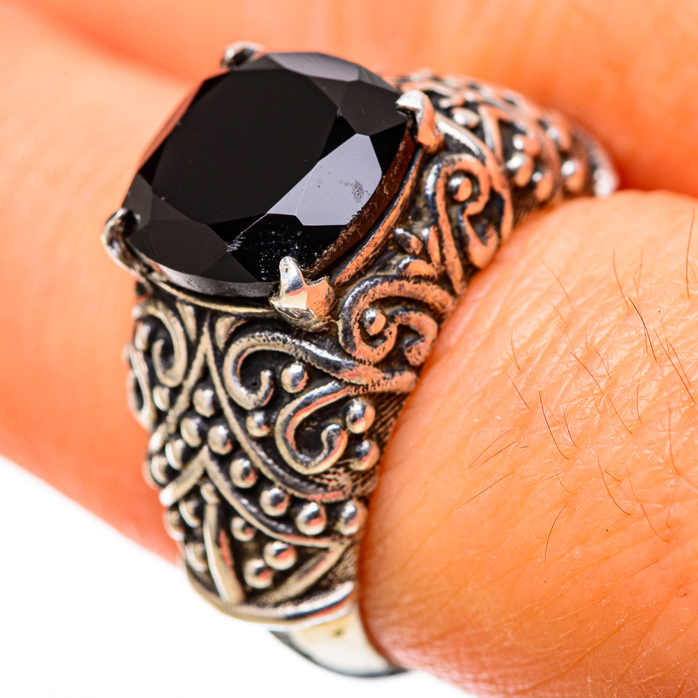 Black Onyx Rings handcrafted by Ana Silver Co - RING128268