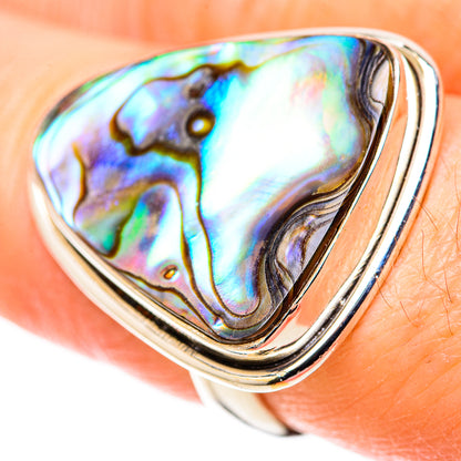 Abalone Shell Rings handcrafted by Ana Silver Co - RING128271
