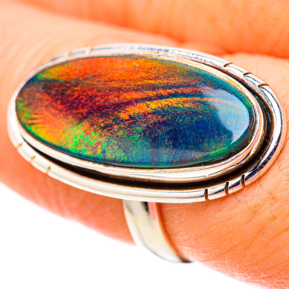 Aura Opal Rings handcrafted by Ana Silver Co - RING128274
