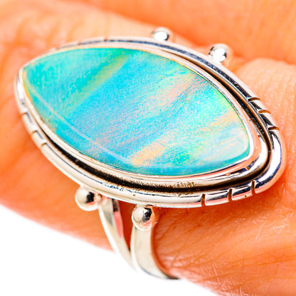 Aura Opal Rings handcrafted by Ana Silver Co - RING128276