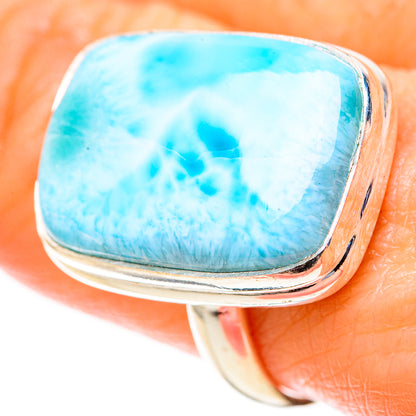 Larimar Rings handcrafted by Ana Silver Co - RING128278
