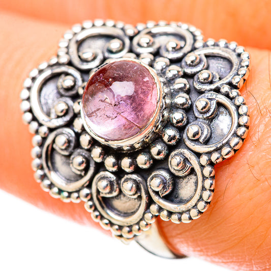 Pink Tourmaline Rings handcrafted by Ana Silver Co - RING128291