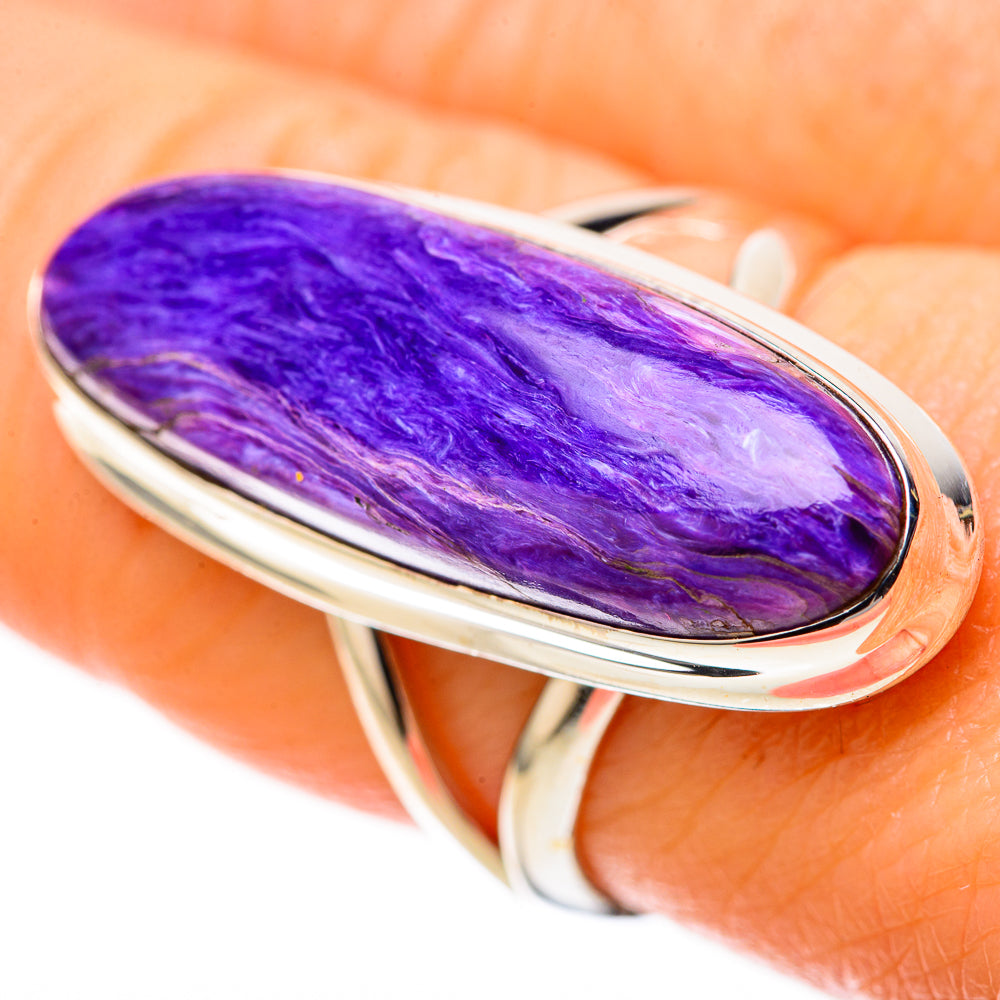 Charoite Rings handcrafted by Ana Silver Co - RING128294