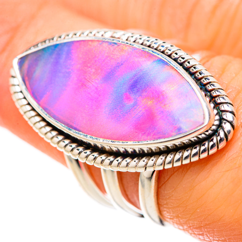 Aura Opal Rings handcrafted by Ana Silver Co - RING128303