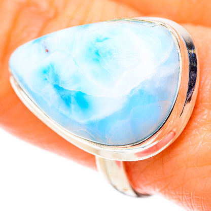 Larimar Rings handcrafted by Ana Silver Co - RING128339