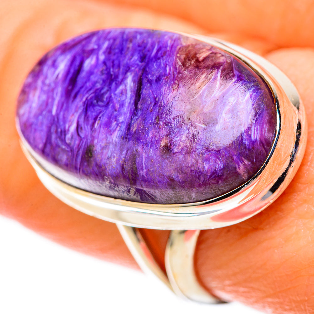 Charoite Rings handcrafted by Ana Silver Co - RING128346
