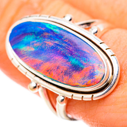Aura Opal Rings handcrafted by Ana Silver Co - RING128351