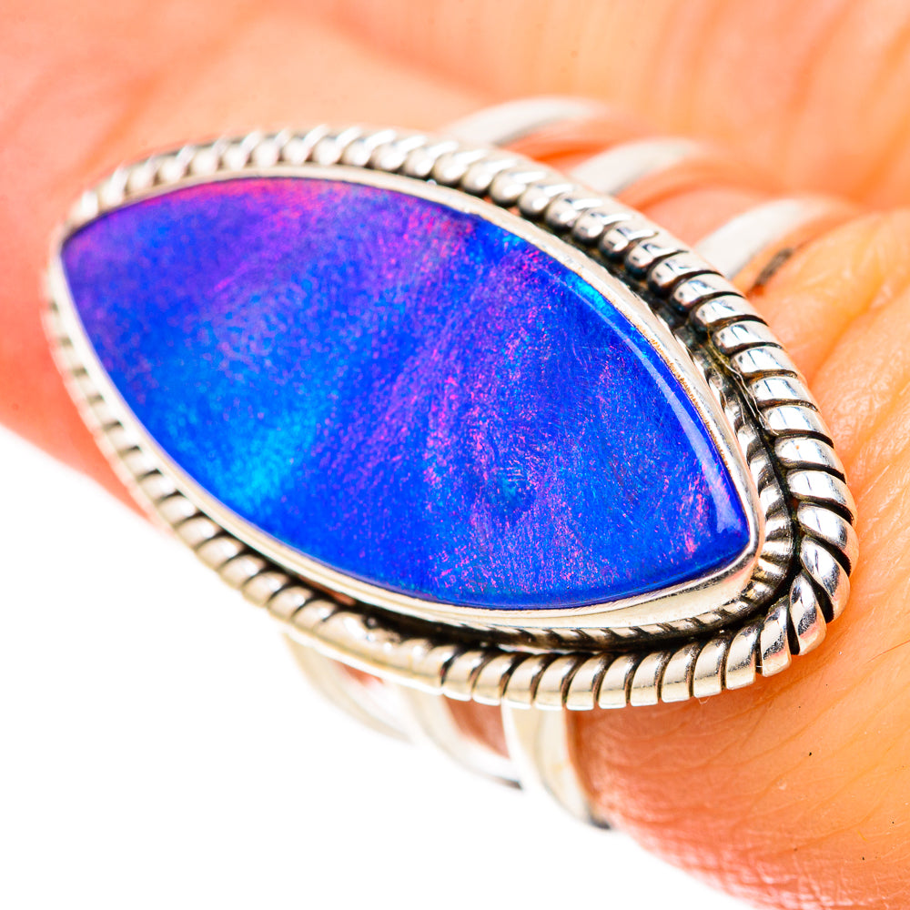 Aura Opal Rings handcrafted by Ana Silver Co - RING128353