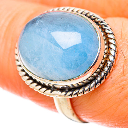Aquamarine Rings handcrafted by Ana Silver Co - RING128358