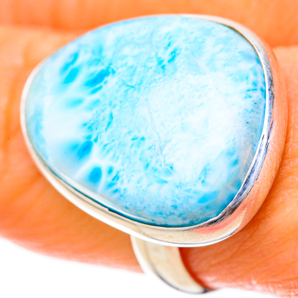 Larimar Rings handcrafted by Ana Silver Co - RING128362