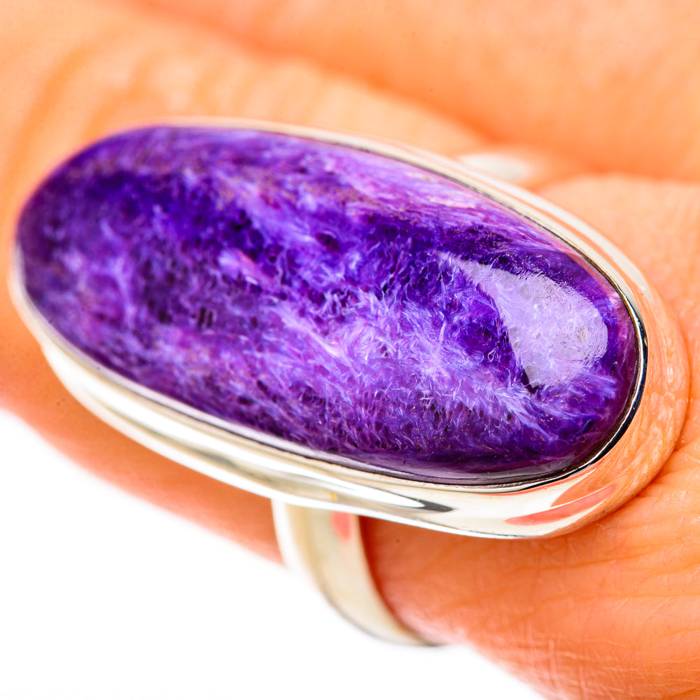 Charoite Rings handcrafted by Ana Silver Co - RING128377