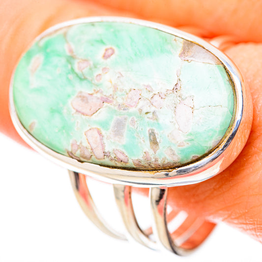 Tibetan Turquoise Rings handcrafted by Ana Silver Co - RING128391