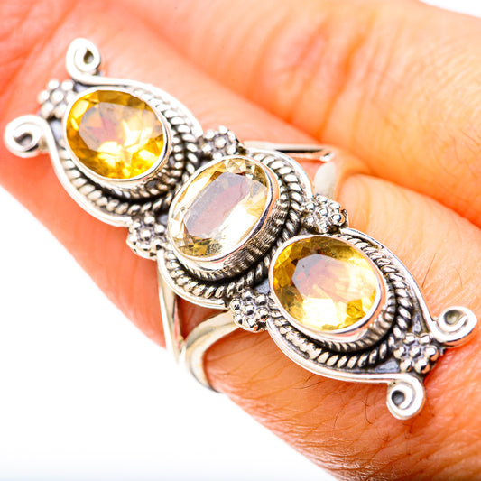 Citrine Rings handcrafted by Ana Silver Co - RING128395