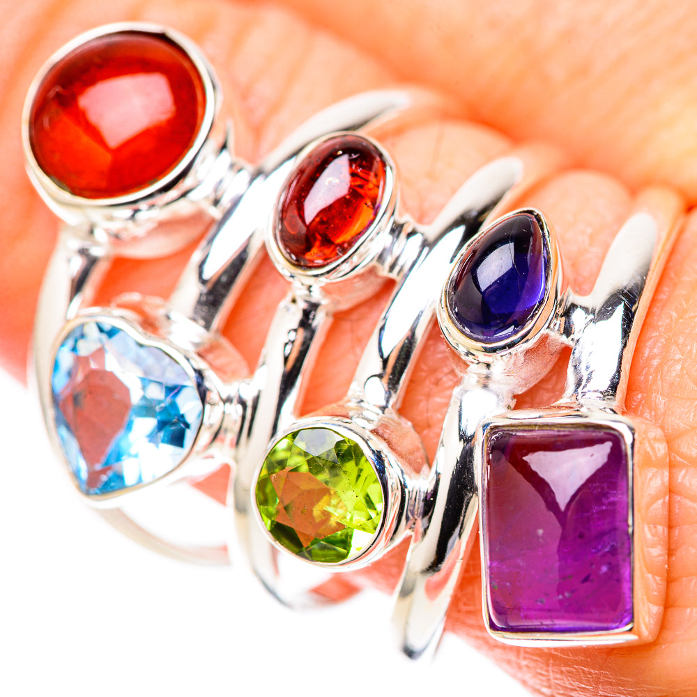 Amethyst Rings handcrafted by Ana Silver Co - RING128401